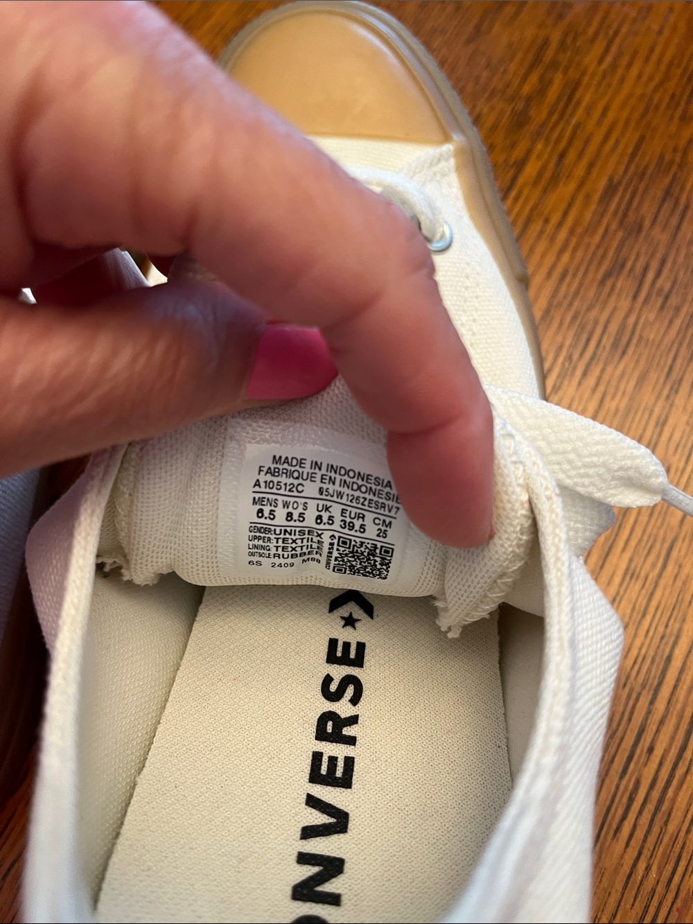 Converse Chuck Taylor All Star Textures Sneakers, size 8.5 women (6.5 men) NWOT - Picture 6 of 6